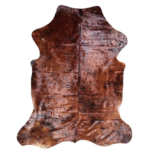 Large Brindle Cowhide Rug E211 - 5.5x6.6