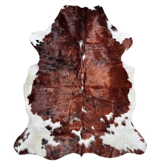 Large Brindle Cowhide Rug E213 - 5.6x6