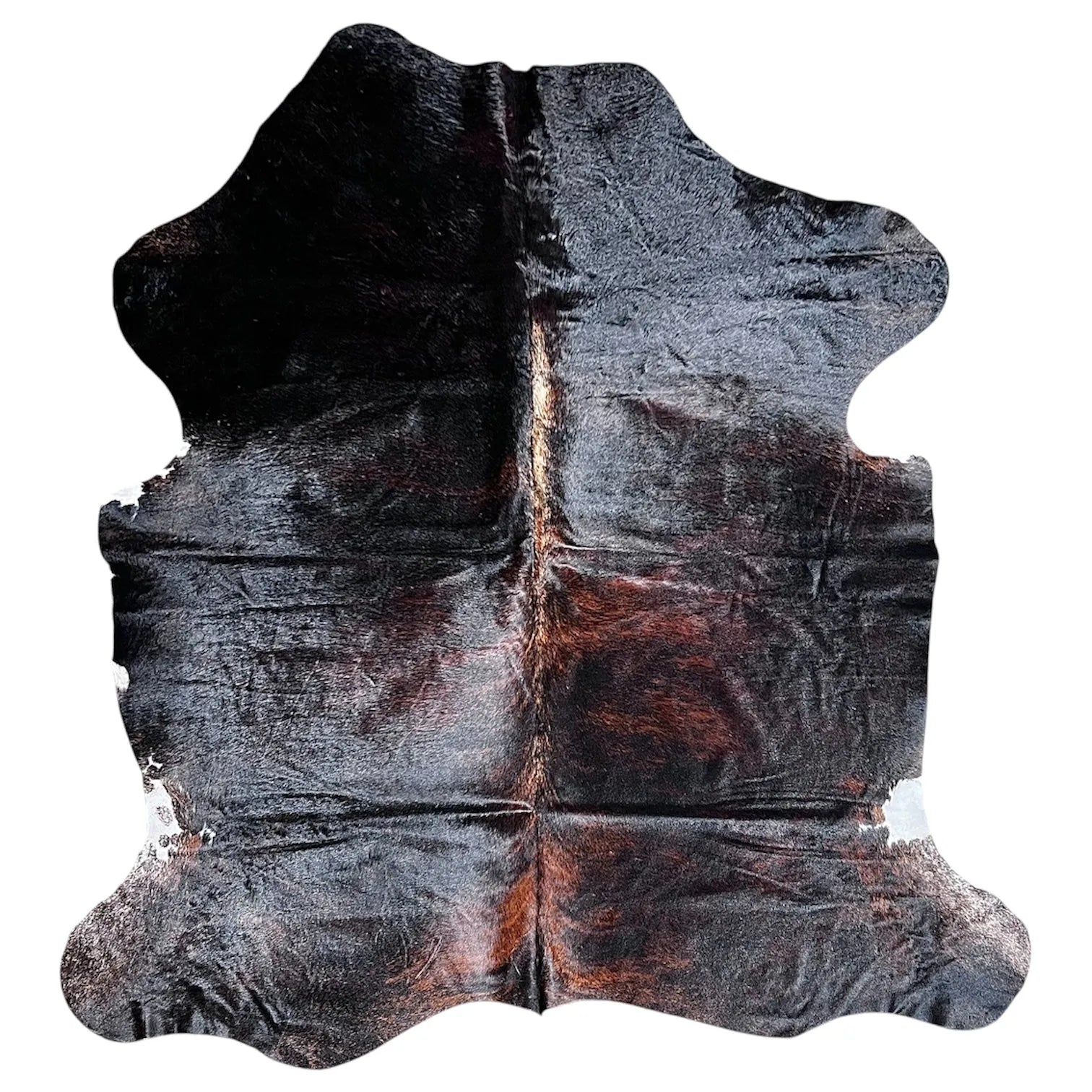 Large Brindle Cowhide Rug E223 - 6.3x6.5