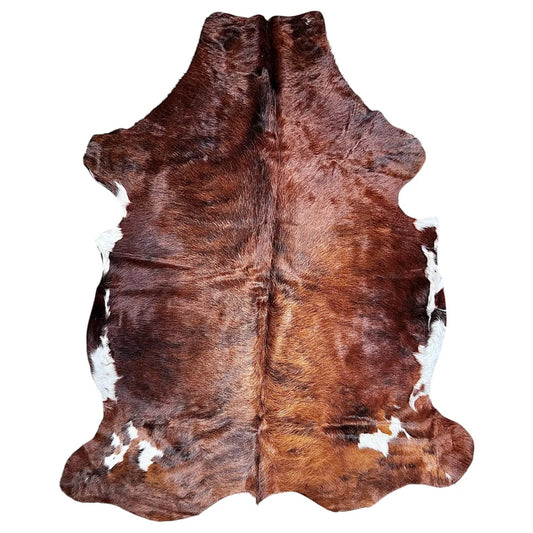 Large Brindle Cowhide Rug E228 - 6.1x6.9