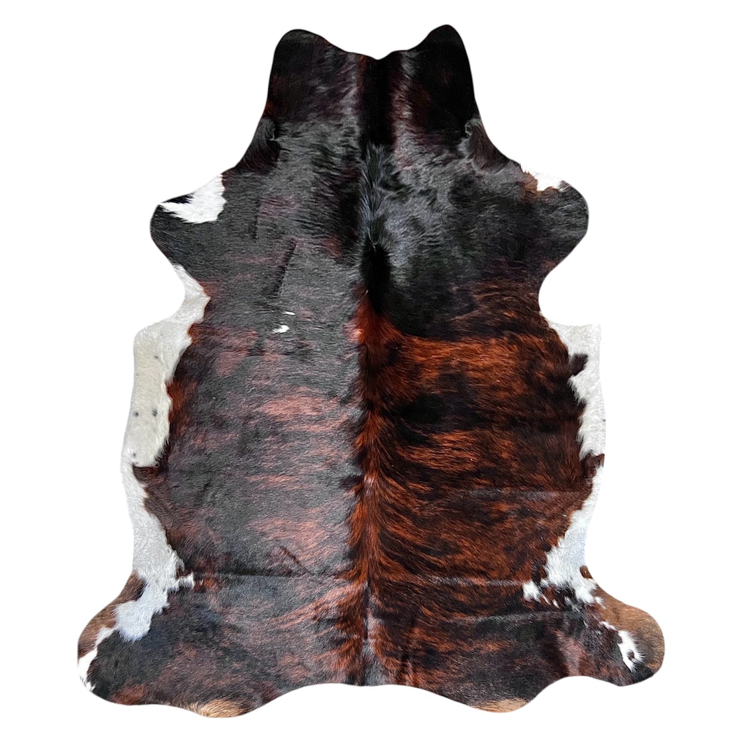 Large Brindle Cowhide Rug G261 - 5.8x6 ft