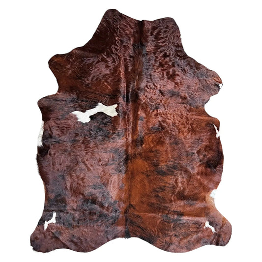 Large Brindle Cowhide Rug G265 - 5x6 ft