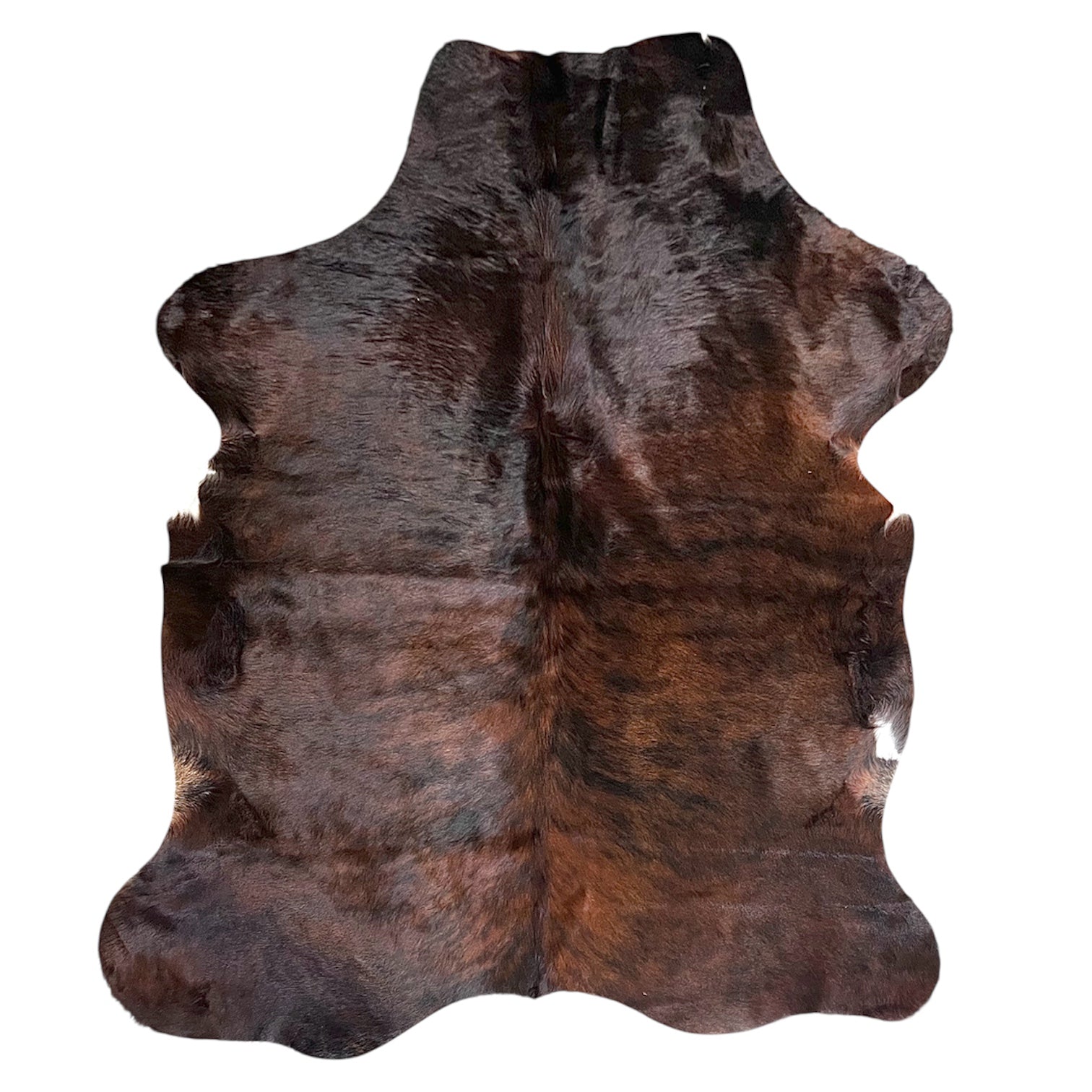 Large Brindle Cowhide Rug G267 - 5.6x6 ft