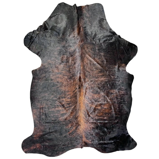 Large Brindle Cowhide Rug G299 - 5.9x7.3 ft