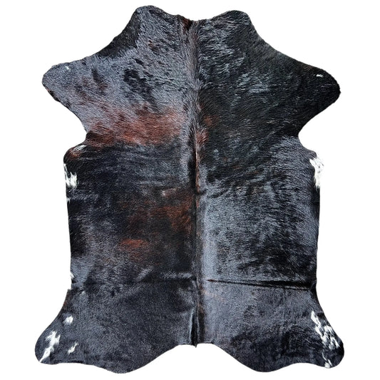 Large Brindle Cowhide Rug J560 - 5.9x 6.8 ft