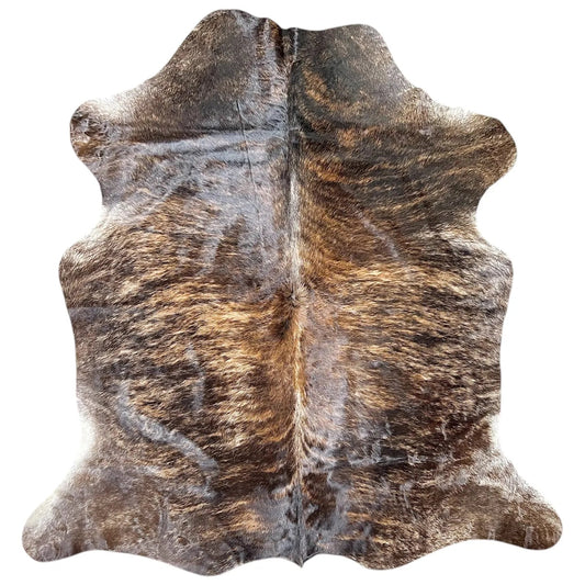 Large Brindle Cowhide Rug K468 - 5.6x 6 ft