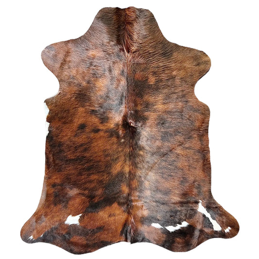 Large Brindle Cowhide Rug L561 - 5.7x 6.7 ft