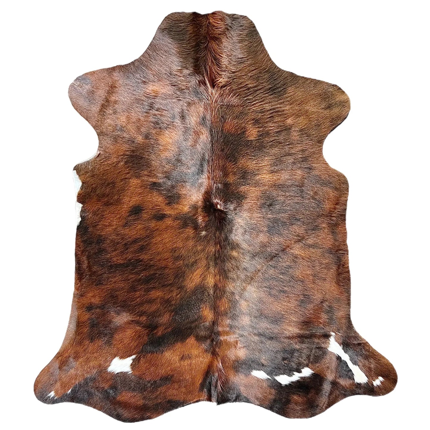Large Brindle Cowhide Rug L561 - 5.7x 6.7 ft