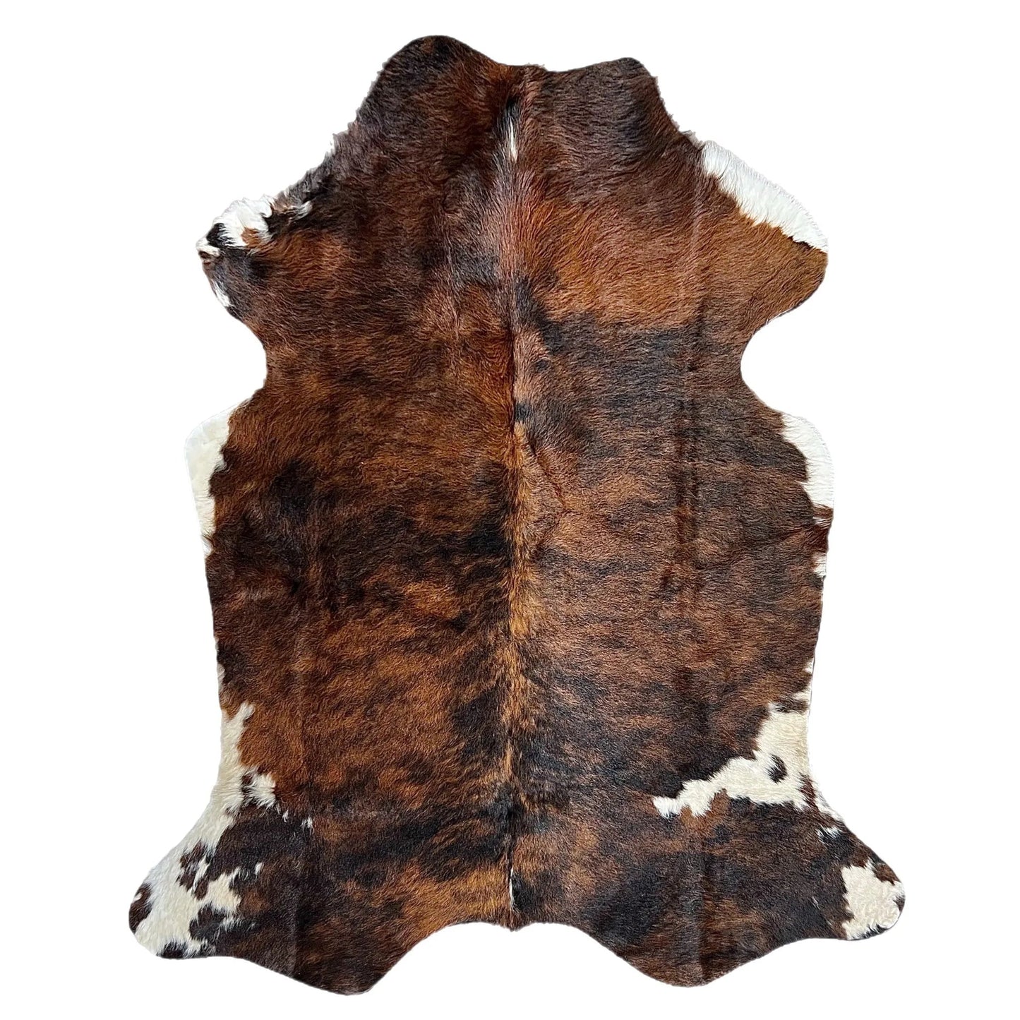 Large Brindle Cowhide Rug M563 - 4.3x 5.2 ft