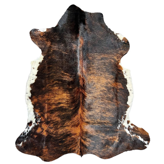 Large Brindle Cowhide Rug P562 - 5x 6 ft
