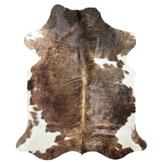 Large Brindle Cowhide Rug S657 - 5.4 x 6.3 ft