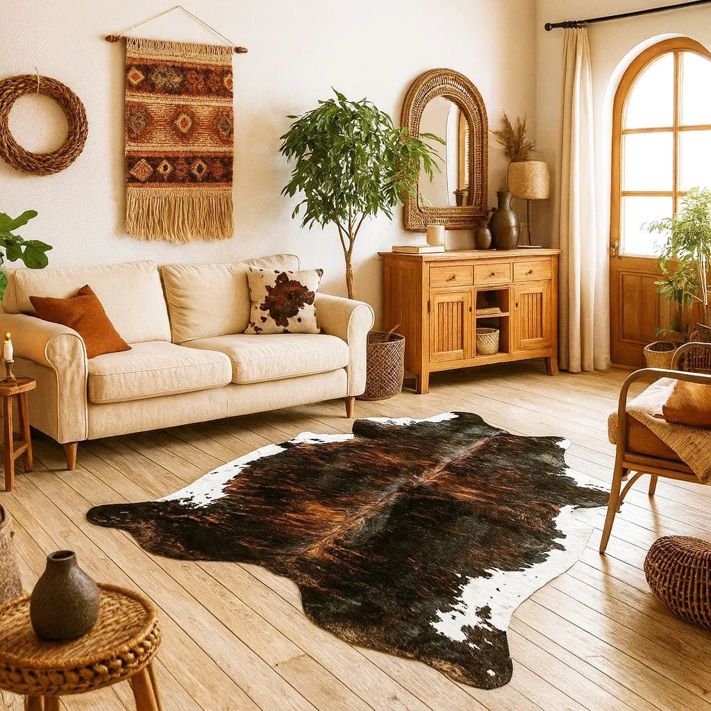 Large Brindle Cowhide Size 6x 7 ft - 5238E
