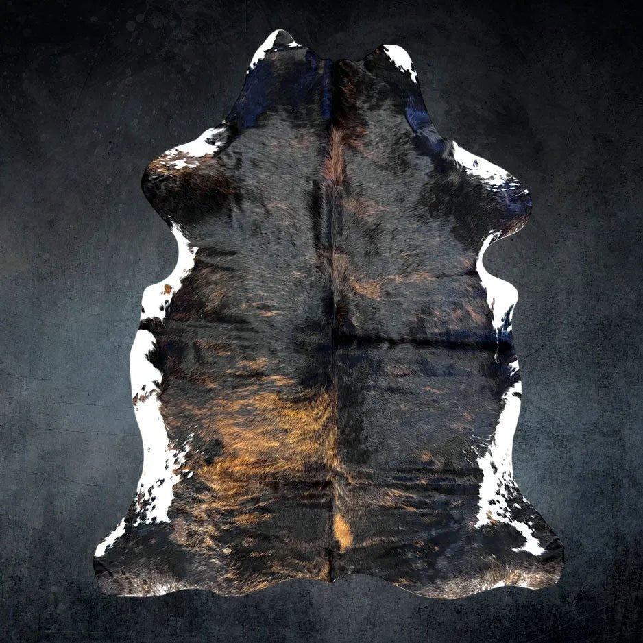 Large Brindle Cowhide Size 6x 7 ft - 5238E