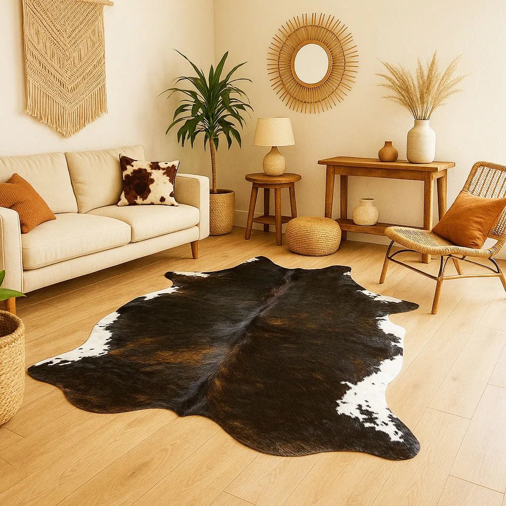 Large Brindle Cowhide Size 6x 7 ft - 5238E