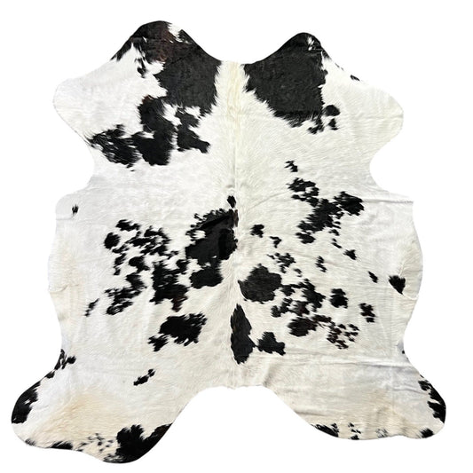 Large Cowhide Rug J340 - 5.11x 6.7 ft