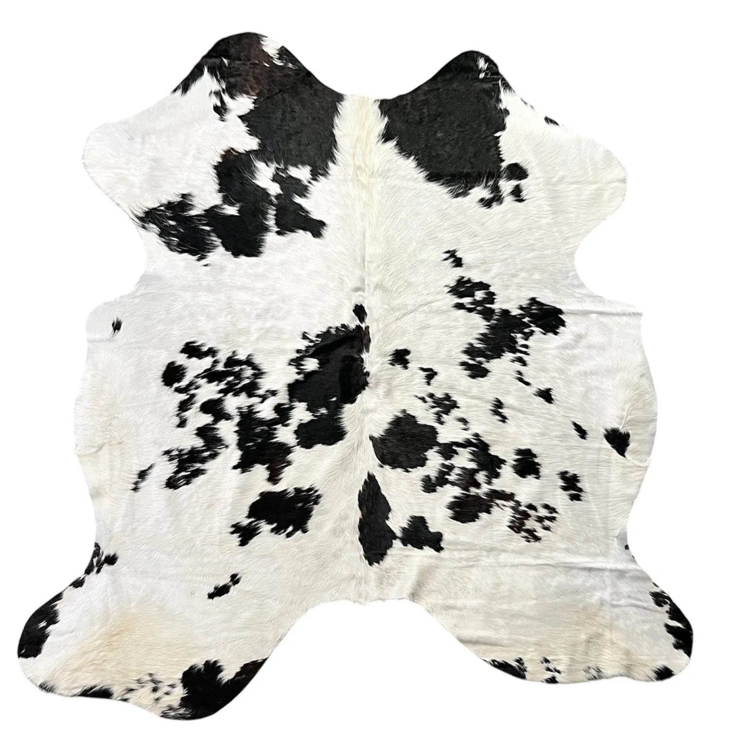 Large Cowhide Rug J340 - 5.11x 6.7 ft