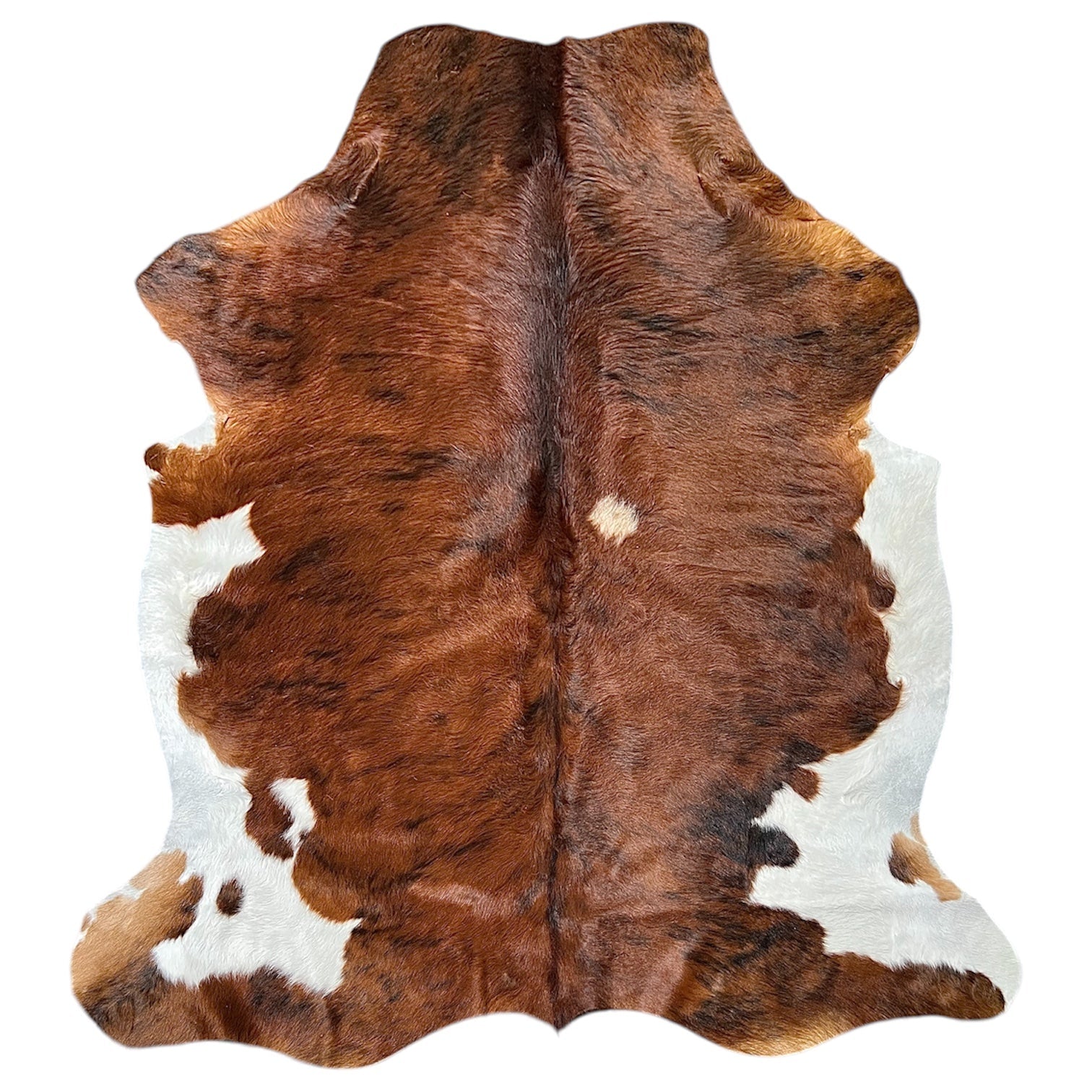 Large Cowhide Rug J411 - 5.10x 6.5 ft