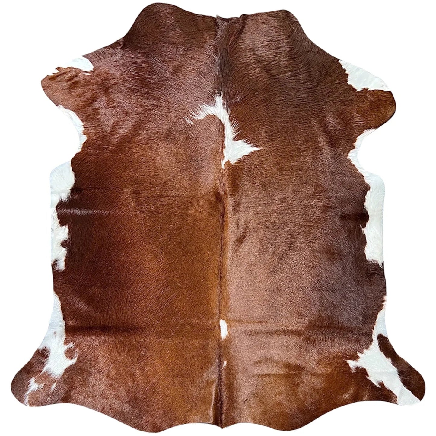 Large Cowhide Rug N495 - 5.10x 6.7 ft