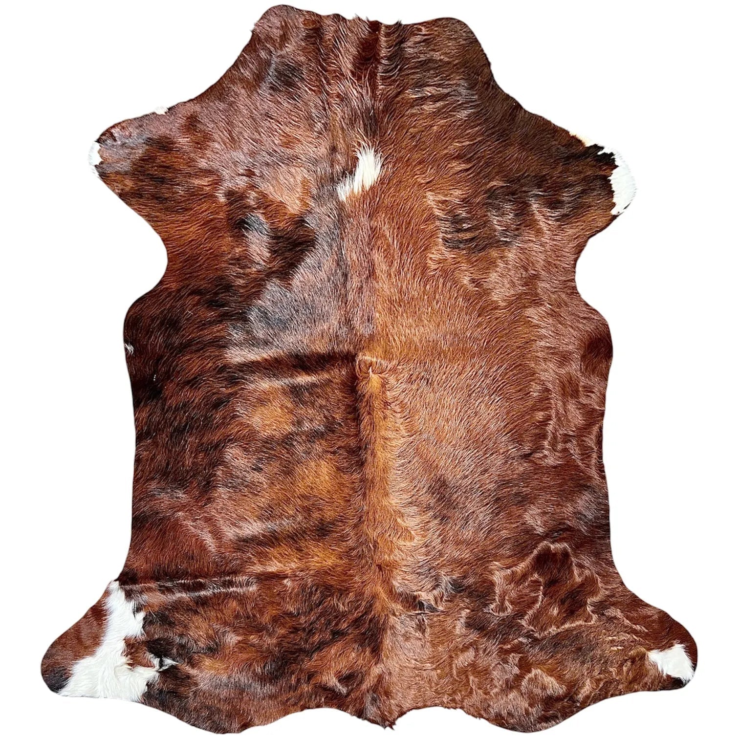 Large Cowhide Rug N498 - 5.3x 6.3 ft