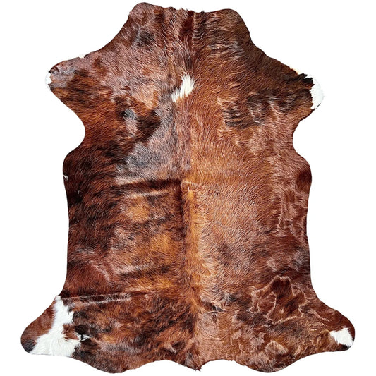 Large Cowhide Rug N498 - 5.3x 6.3 ft