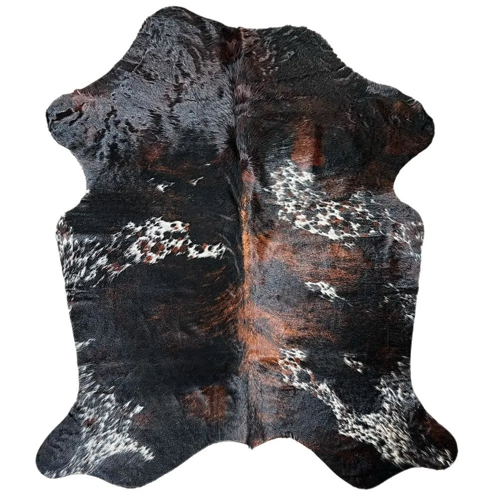 Large Exotic Brindle Cowhide Rug S625 - 5.5x7 ft