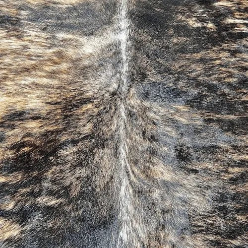Large Exotic Brindle Cowhide Rug Size 5.11 x 7.3 ft - 5354P
