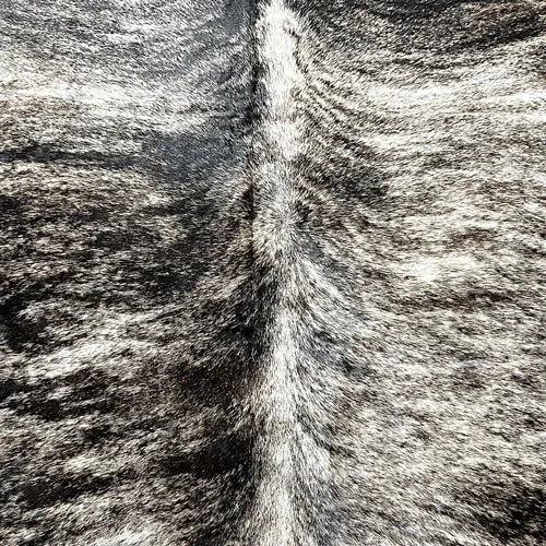 Large Exotic Brindle Cowhide Rug Size 5.6 x6.10 ft - 5382S