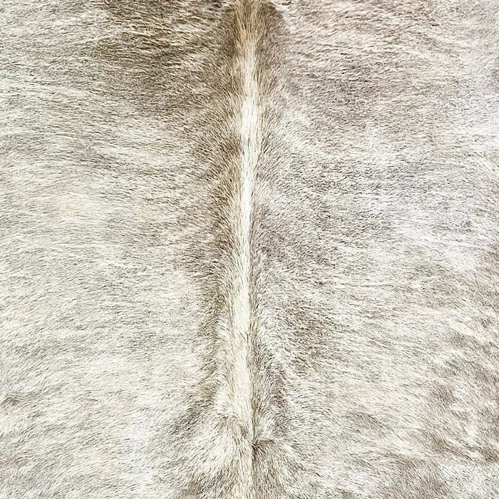 Large Light Brindle Cowhide Rug Size 6x 6.6 ft - 5307