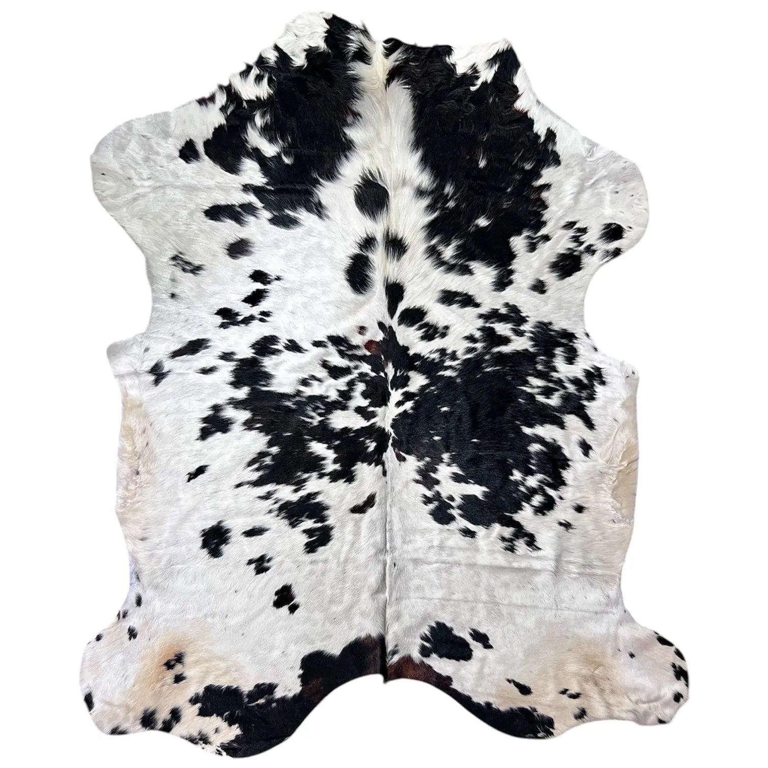 Large Speckled Cowhide Rug I292 - 6.2x7 ft