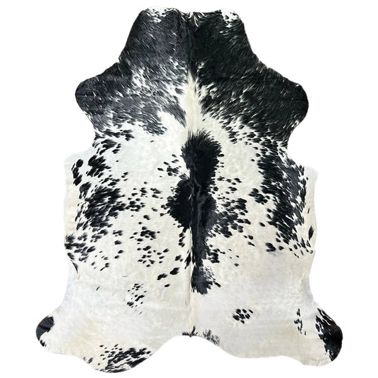Large Speckled Cowhide Rug R600 - 5.10x 6.4 ft