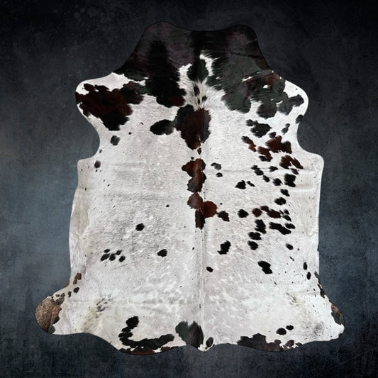 Large Spotted Cowhide Rug Size 5.11x 6.5 ft - 5279H