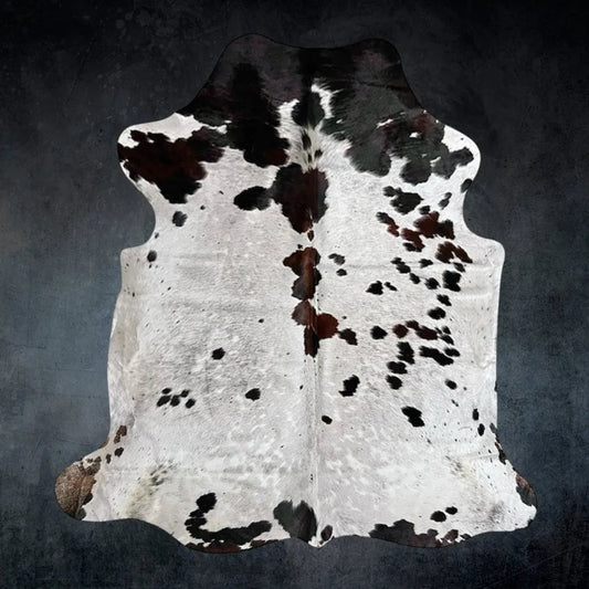 Large Spotted Cowhide Rug Size 5.11x 6.5 ft - 5279H