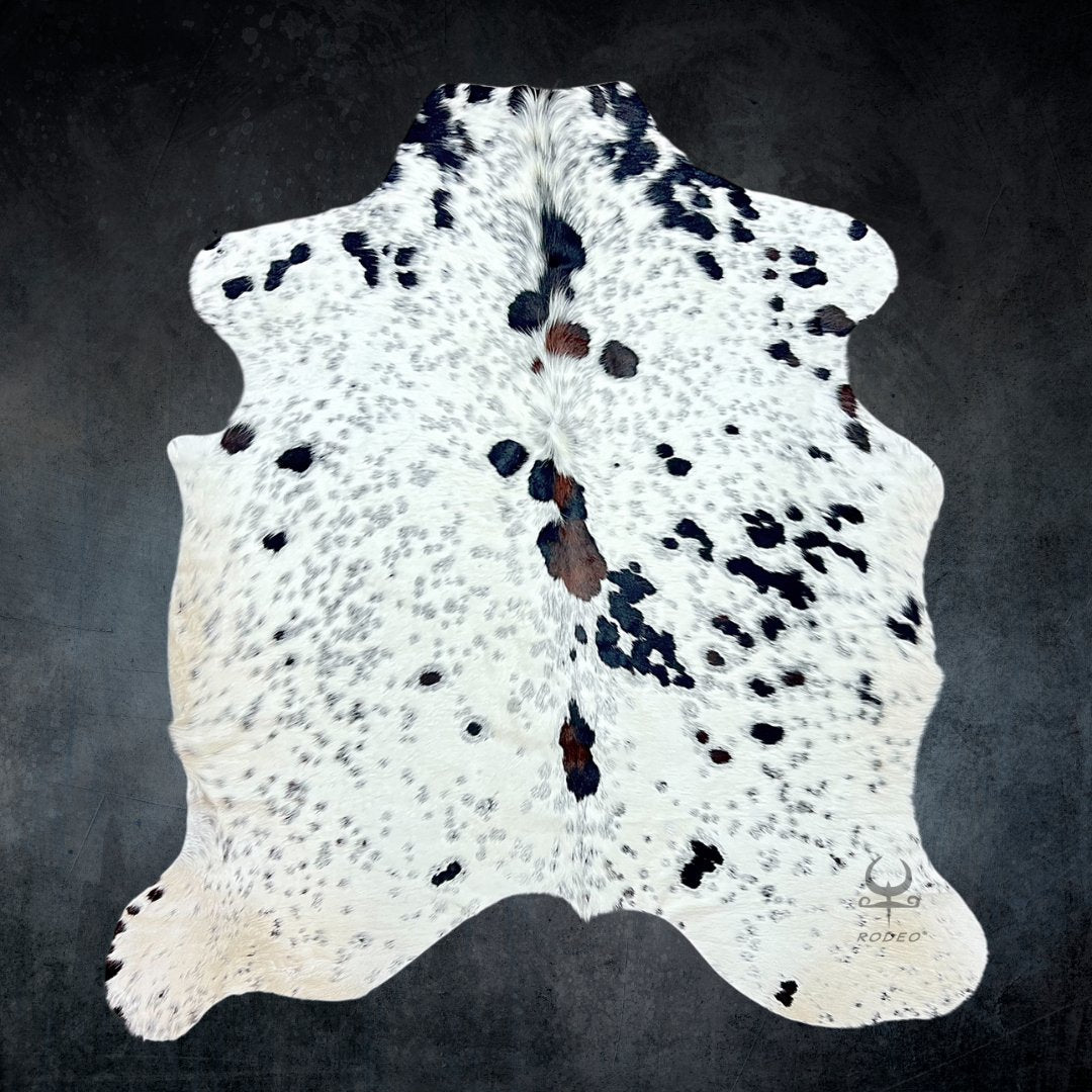 Large Spotted Cowhide Rug Size 5.5 x 5.11 ft - 4930 - Rodeo Cowhide Rugs