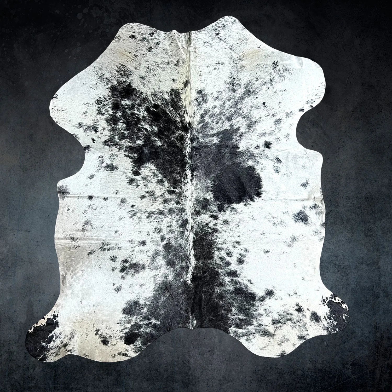 Large Spotted Cowhide Size 6.4x 6.4 ft - 5217E