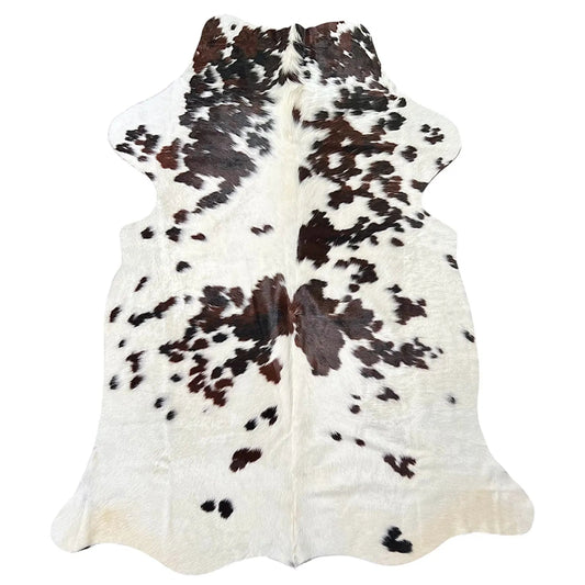 Large Trioclor Cowhide Rug O520 - 5.5x 6.11 ft