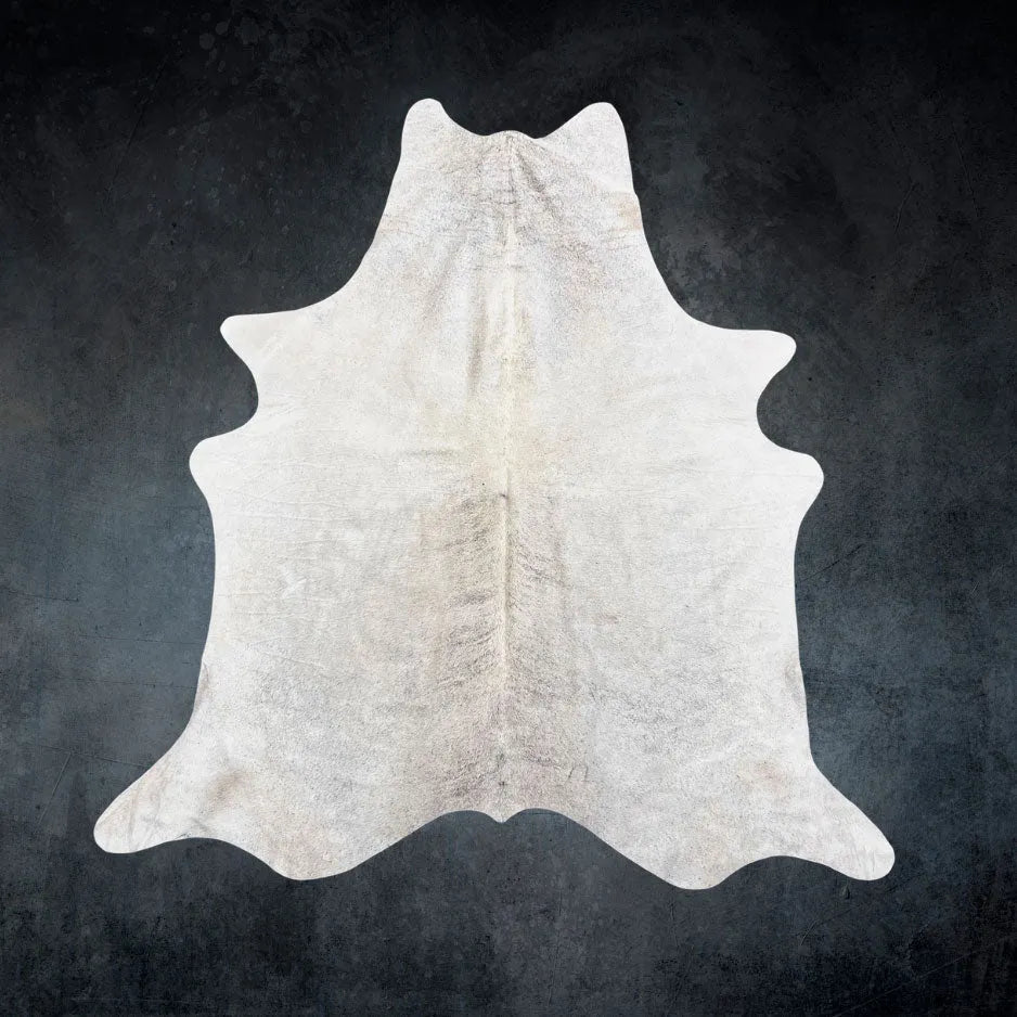 Light Gray Brindle Cowhide Rug Size 6.5x 6.10 ft - 5246