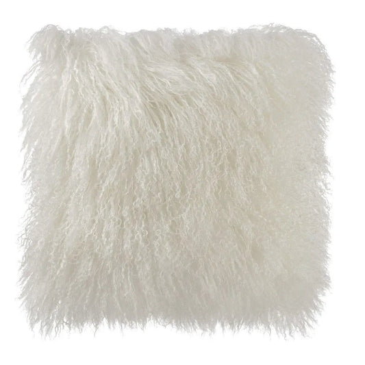 Mongolian Sheepskin Pillow Cover