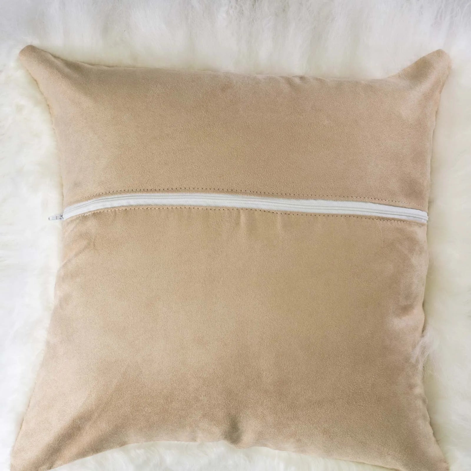 Mongolian Sheepskin Pillow Cover