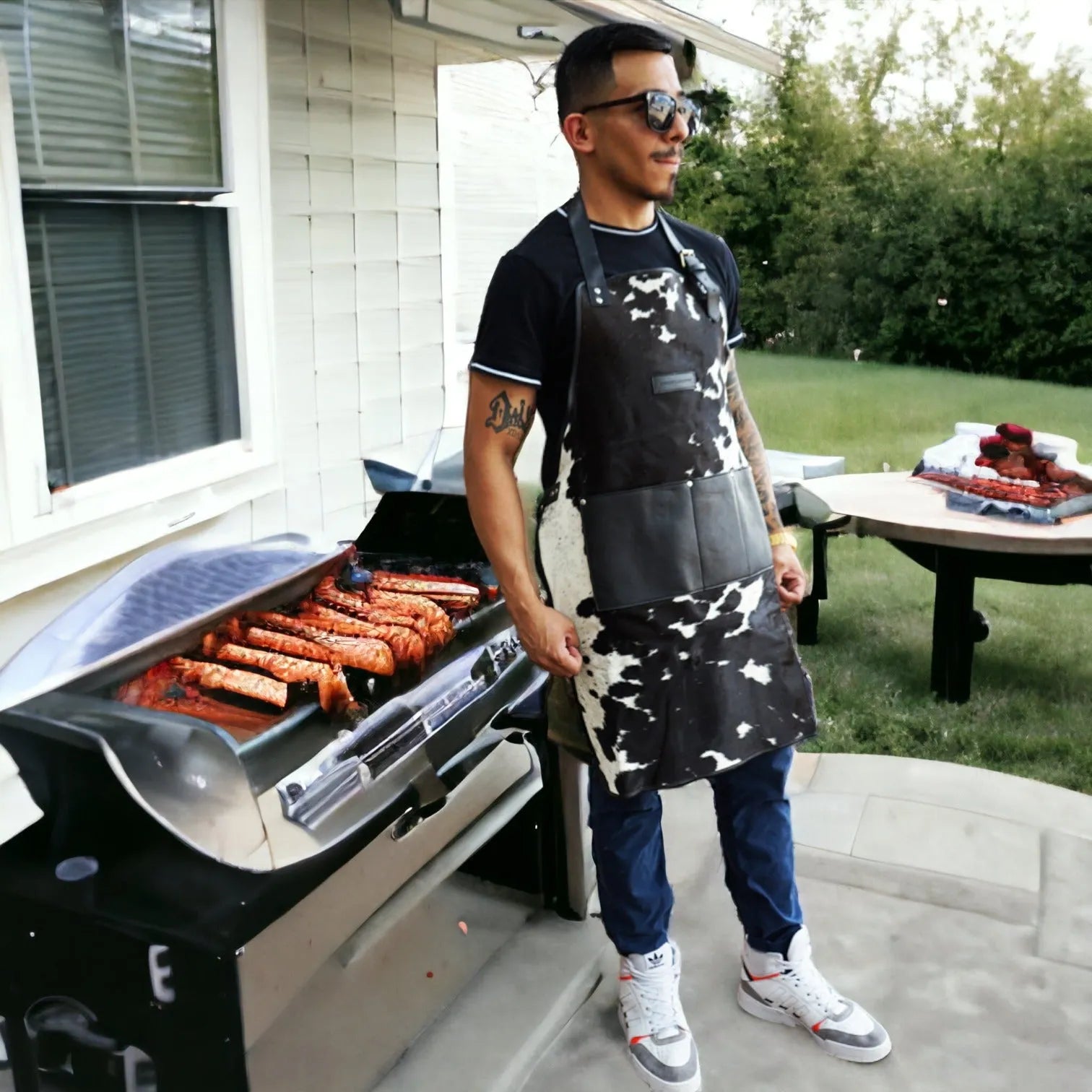 Multi - Use Cowhide Apron