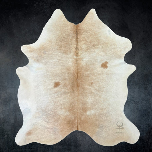 Natural Beige Cowhide Rugs for Rustic Home Decor - Rodeo Cowhide Rugs