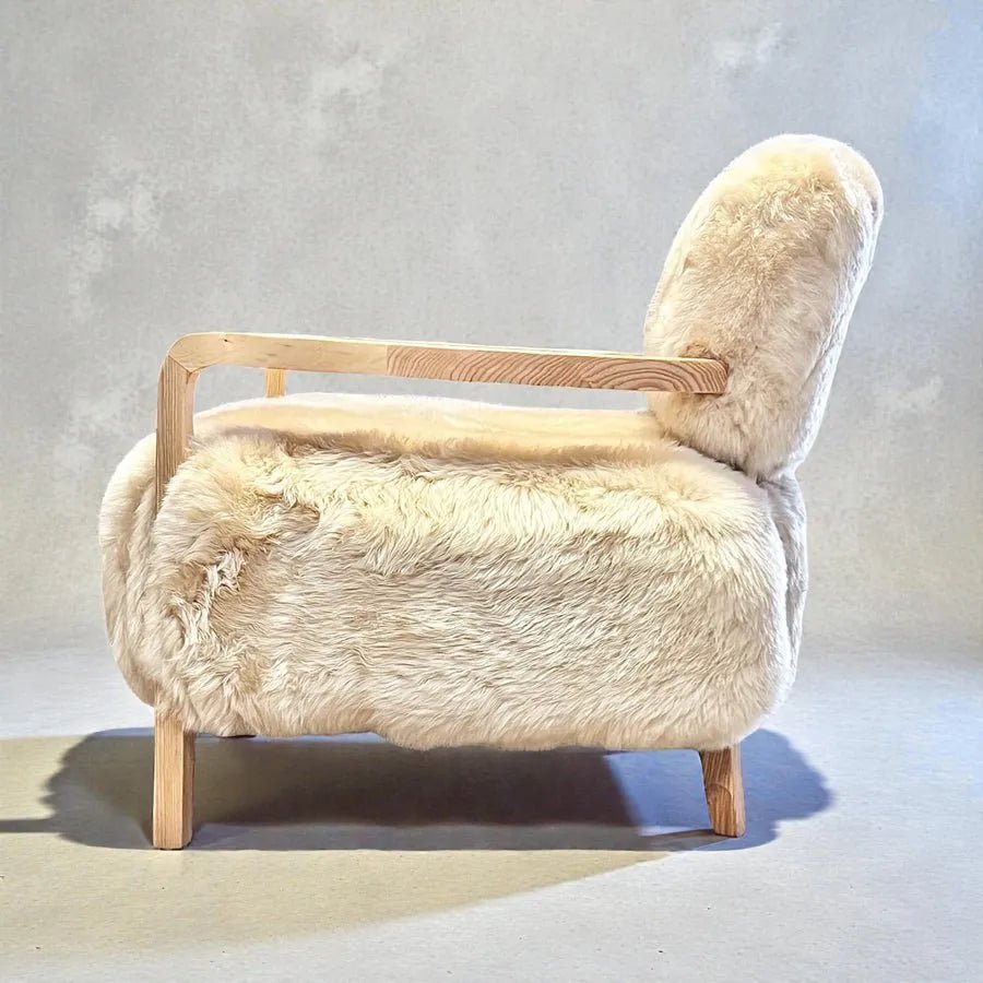 Nordic Cloud Sheepskin Lounge Chair
