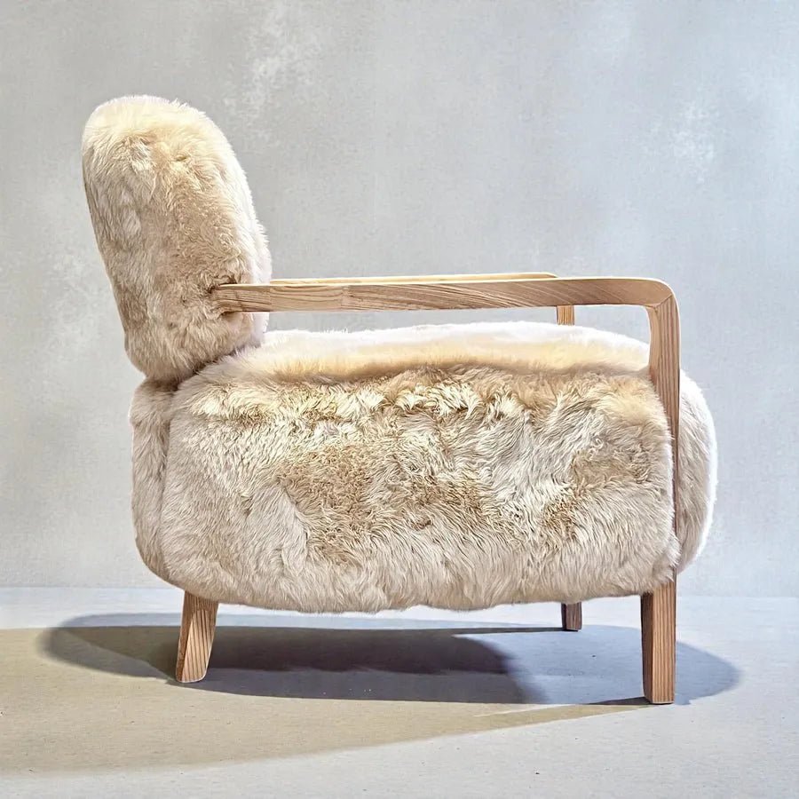Nordic Cloud Sheepskin Lounge Chair