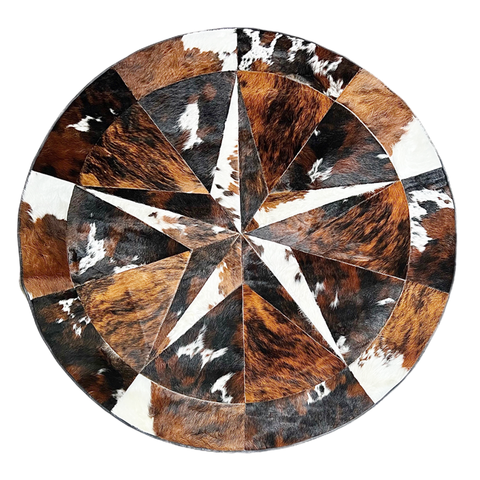 XL star cowhide patch work