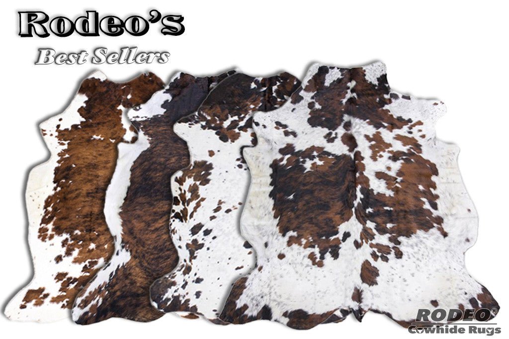 Rodeo Cowhide Rug Value Combo Sets - Rodeo Cowhide Rugs4pcs SET