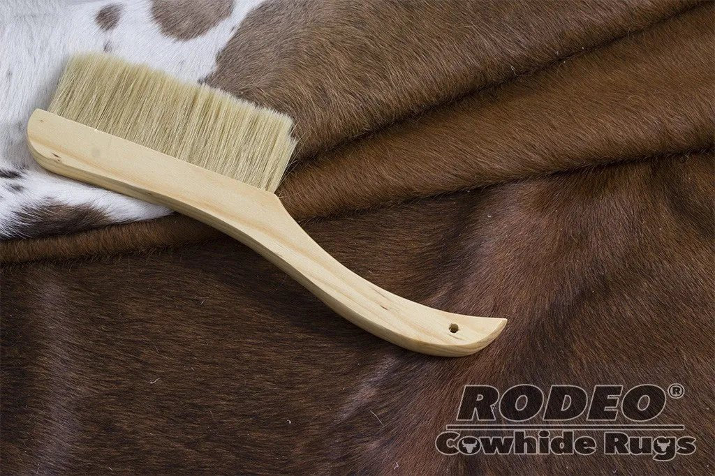 Rodeo Cowhide Soft Bristle Brush/Shampoo Rug Cleaner Combo