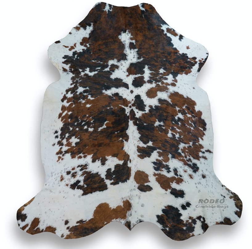 Rodeo Tricolor Cowhide Rug