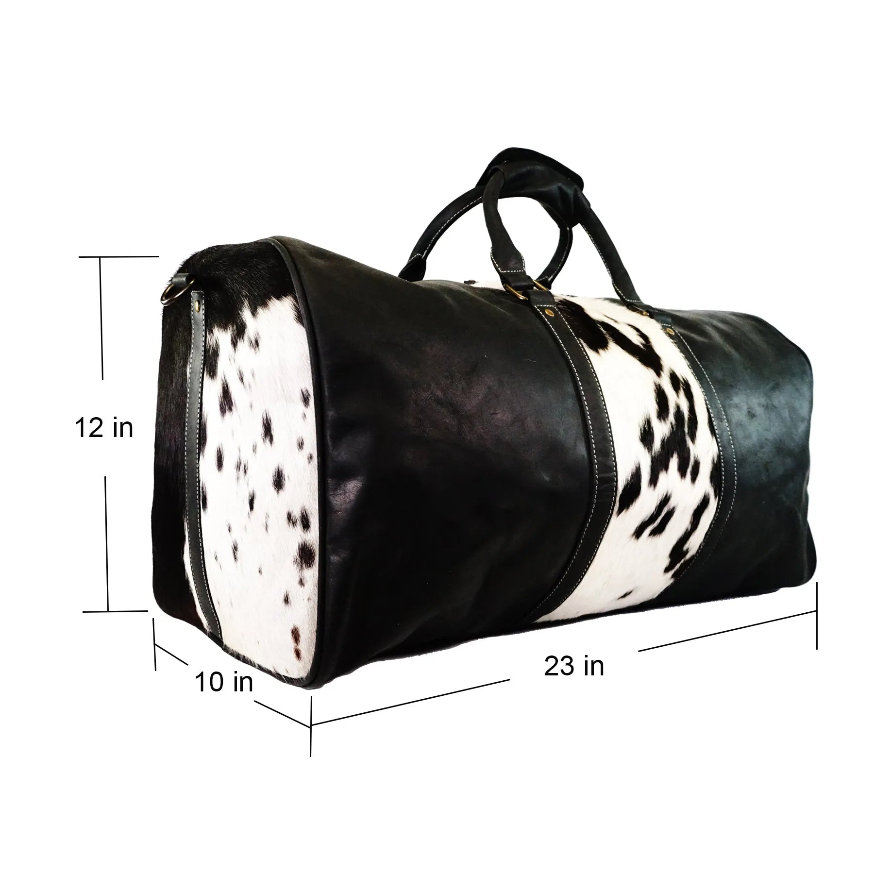 RODEO weekender Duffel carry on cowhide leather Bag