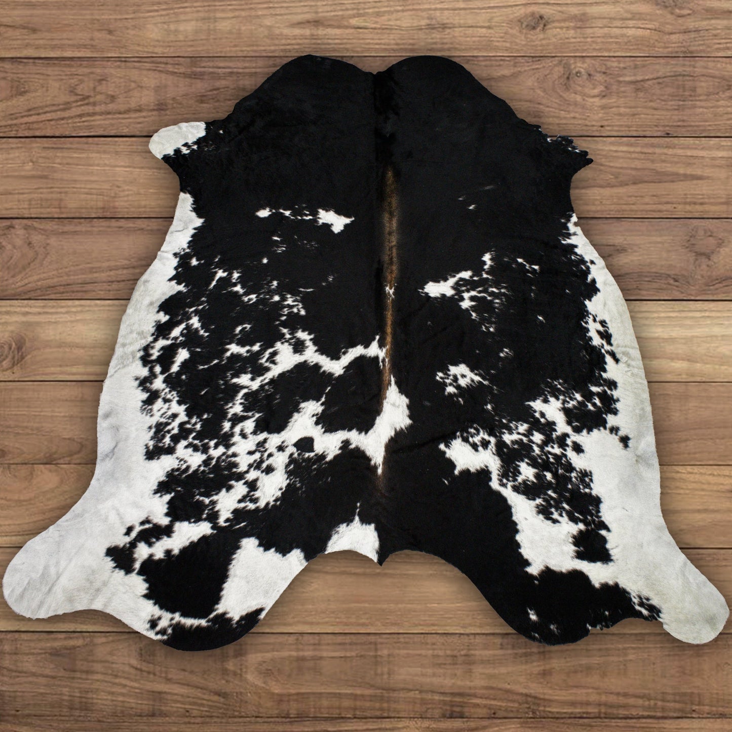 speckled cowhide rug 6.11x 8.3 ft---4478 - Rodeo Cowhide Rugs