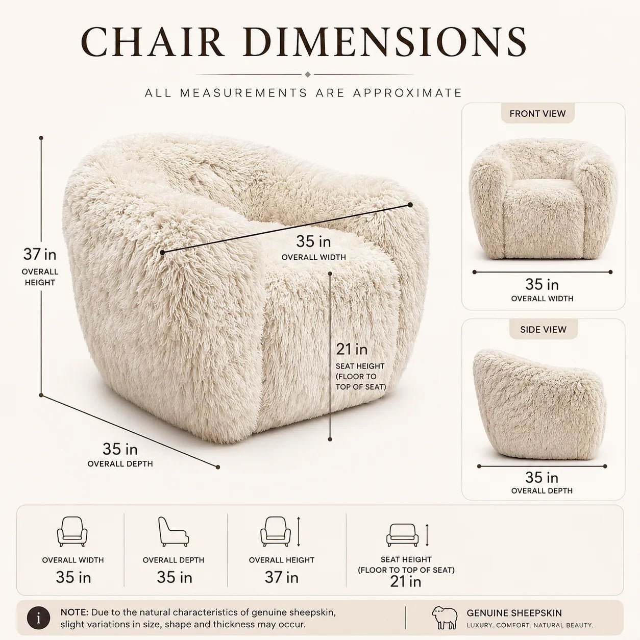 The Alpine Swivel Chair – 360° Rotating