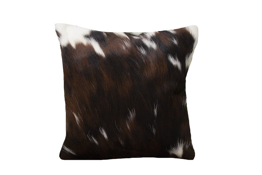 Tri-colored Cowhide Pillow Case - Rodeo Cowhide Rugs16x16